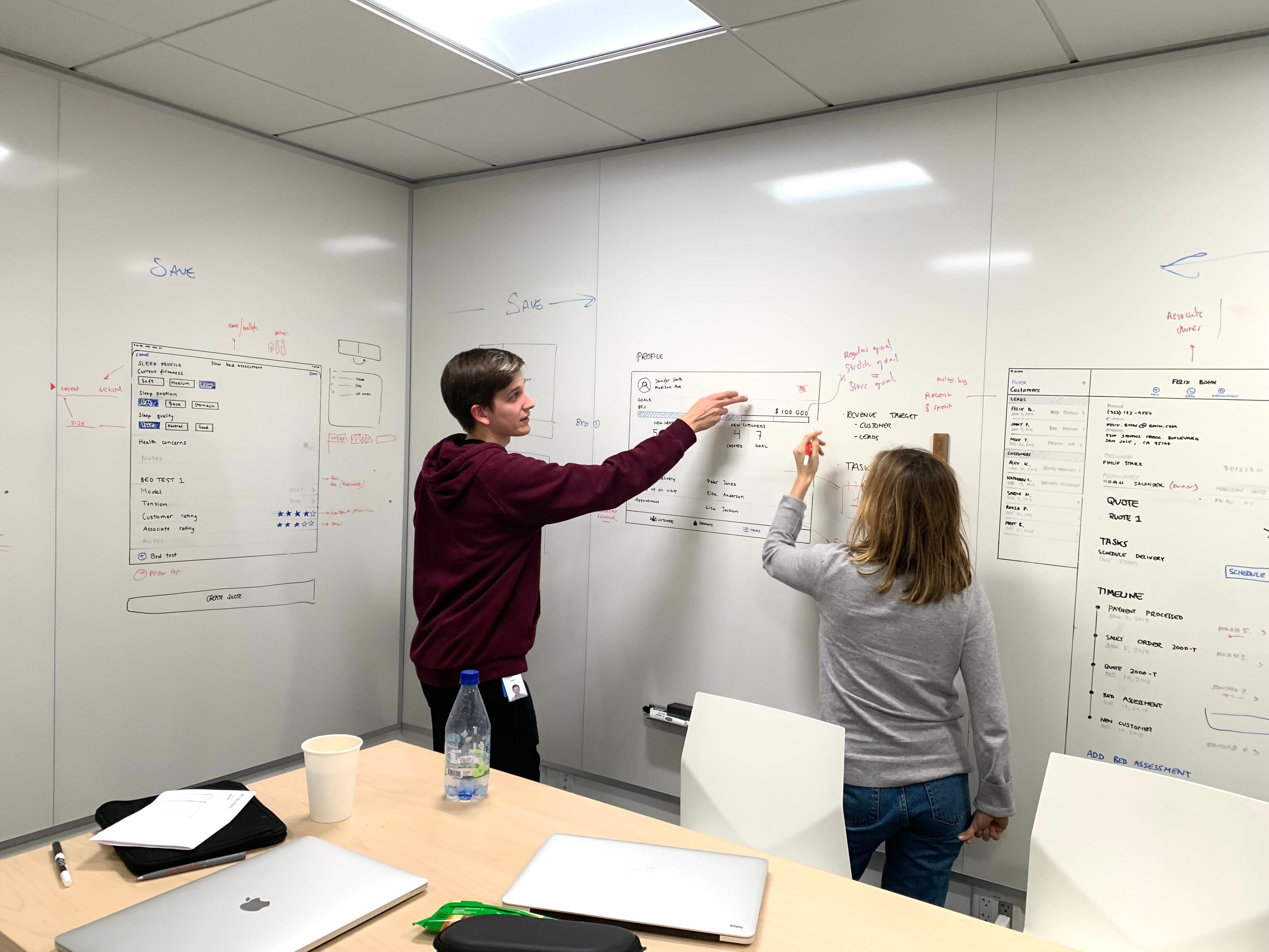 Wireframing at Apple Enterprise Design Lab