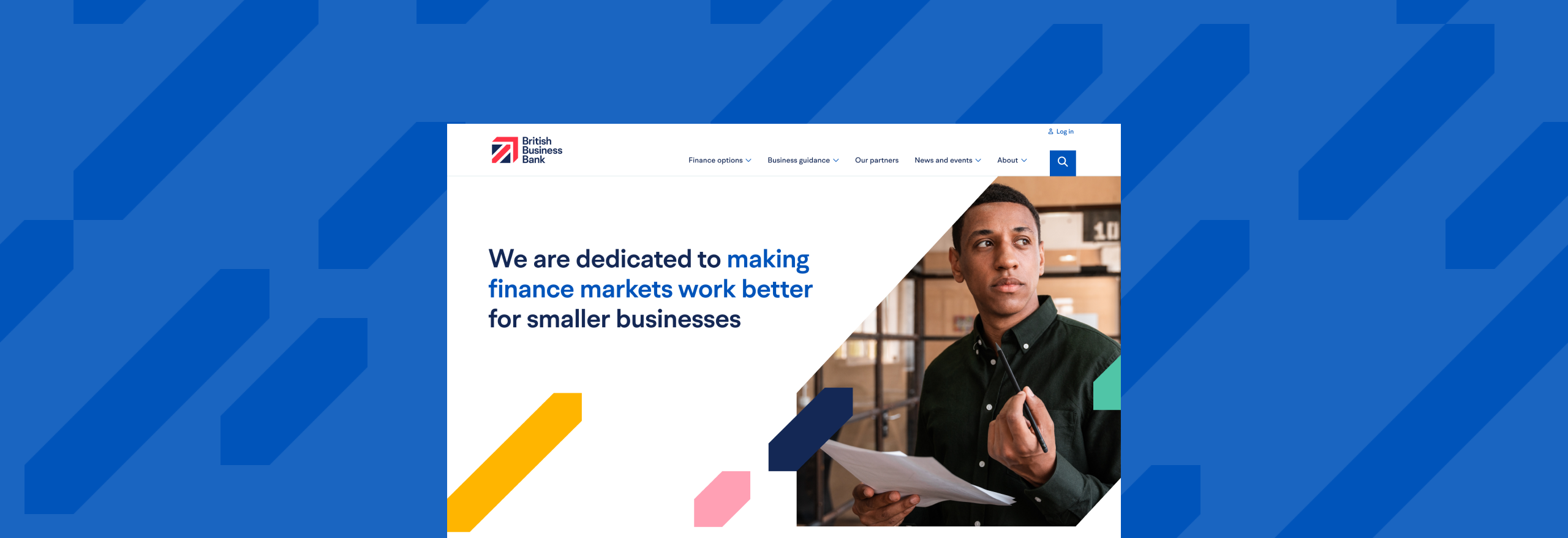BBB homepage design