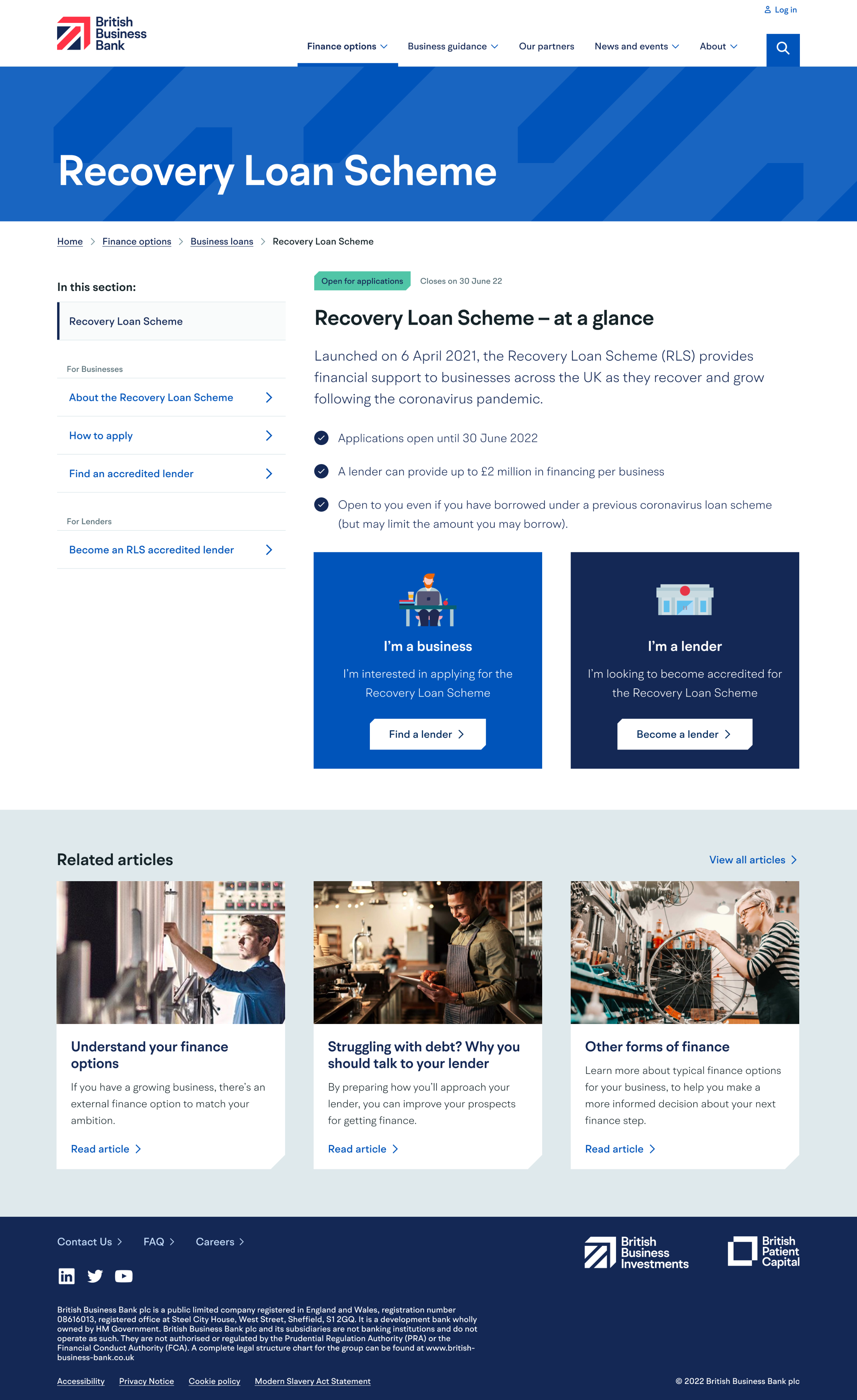 Promgramme page example